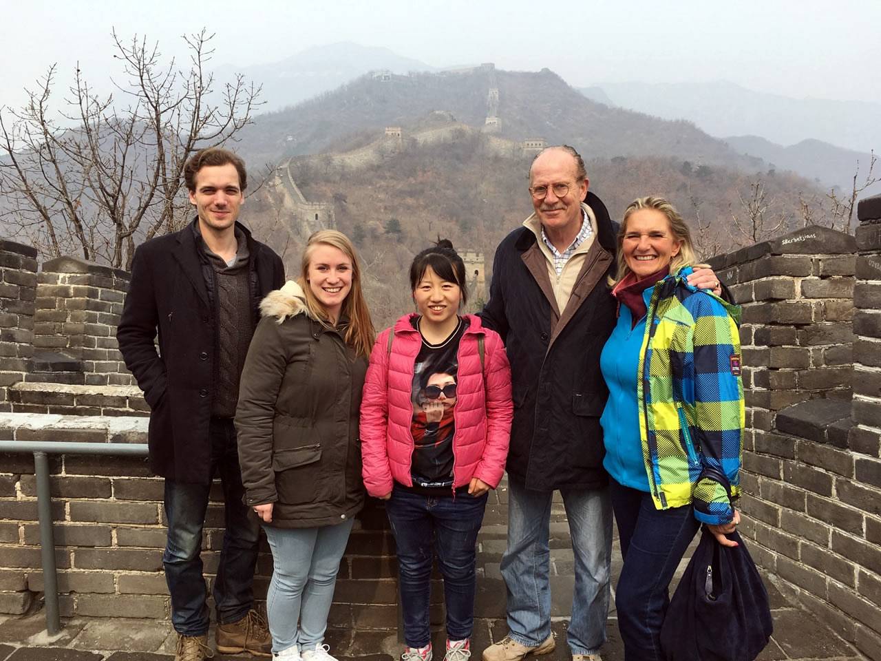 Rita and her tourists at the Mutian